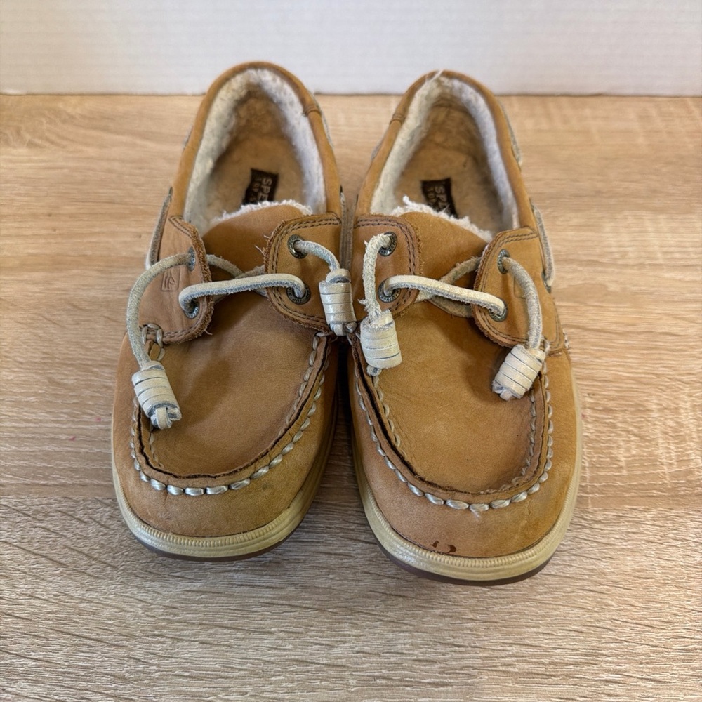 Sperry Top-Sider Intrepid Fleece Boat Shoes Boys Size 1.5M Big Kid YB28414A